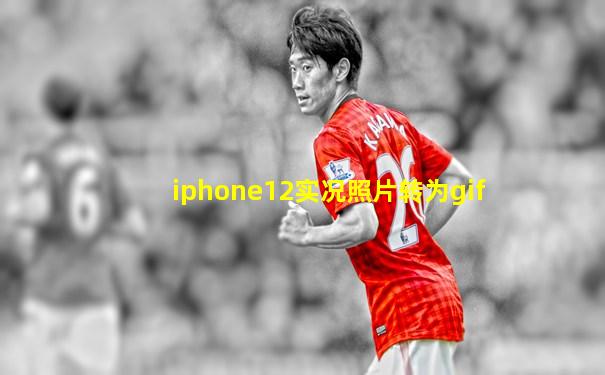iphone12实况照片转为gif