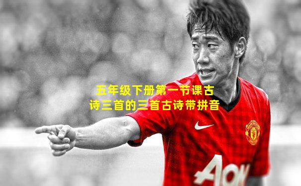 五年级下册第一节课古诗三首的三首古诗带拼音