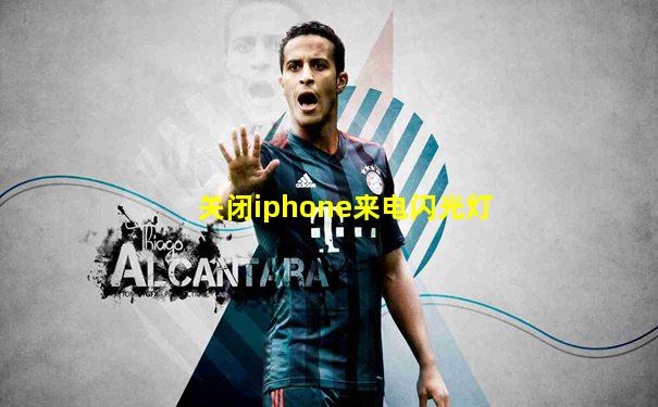 关闭iphone来电闪光灯