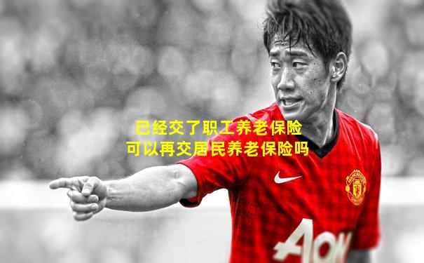 已经交了职工养老保险可以再交居民养老保险吗