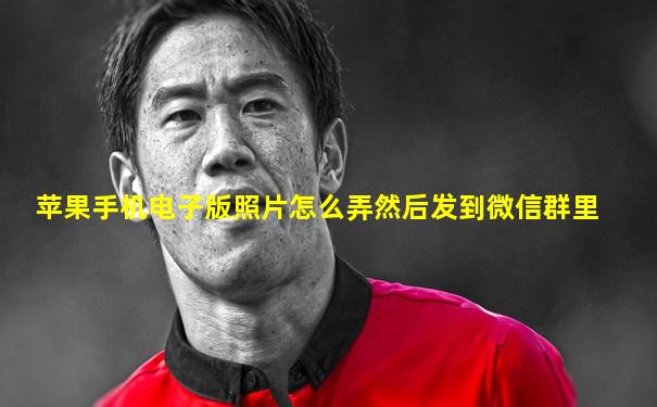 苹果手机电子版照片怎么弄然后发到微信群里
