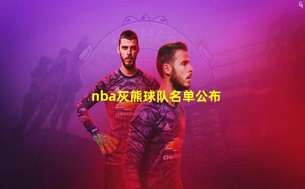 nba灰熊球队名单公布